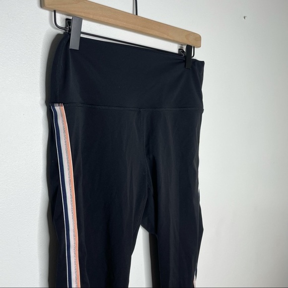 ZYIA Luxe Rainbow Metallic 7/8 Leggings Women 8-10 - Picture 3 of 9